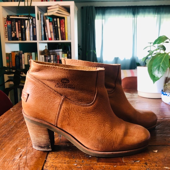Shabbies Amsterdam leather low ankle, high heel US10 EU41 - Picture 3 of 8